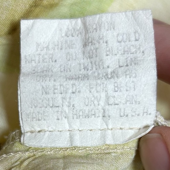 Vintage Jams World Maxi Koi Pond Fish Print Dress Hawaiian Womens Large W370-KOI - Picture 15 of 15